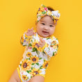 Load image into Gallery viewer, Suns and Roses (Sunflowers) Bodysuit - Jammie Session
