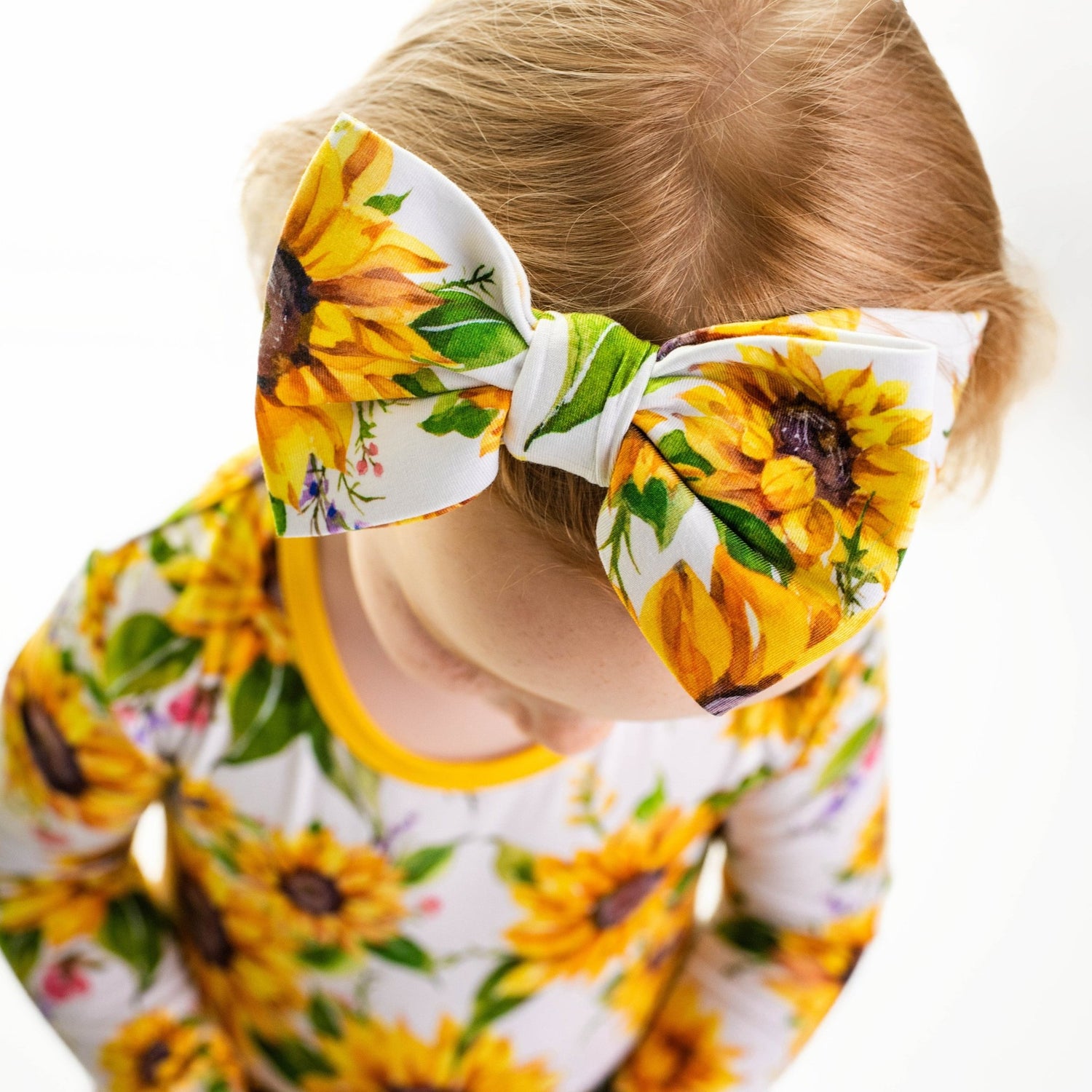Suns and Roses (Sunflowers) Bow - Jammie Session