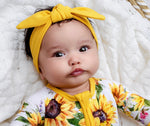 Suns and Roses (Sunflowers) Bow - Jammie Session