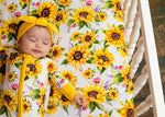 Suns and Roses (Sunflowers) Crib Sheet - Jammie Session
