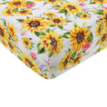 Load image into Gallery viewer, Suns and Roses (Sunflowers) Crib Sheet - Jammie Session
