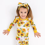 Suns and Roses (Sunflowers) Long Sleeve PJ's - Jammie Session