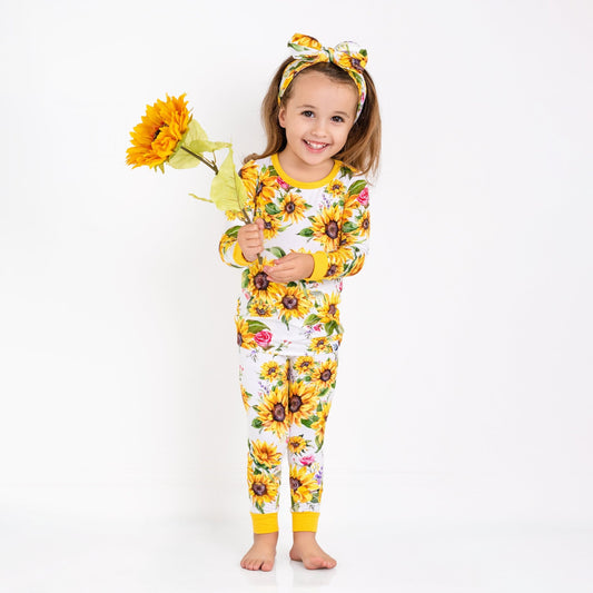 Suns and Roses (Sunflowers) Long Sleeve PJ's - Jammie Session