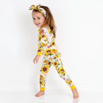 Suns and Roses (Sunflowers) Long Sleeve PJ's - Jammie Session