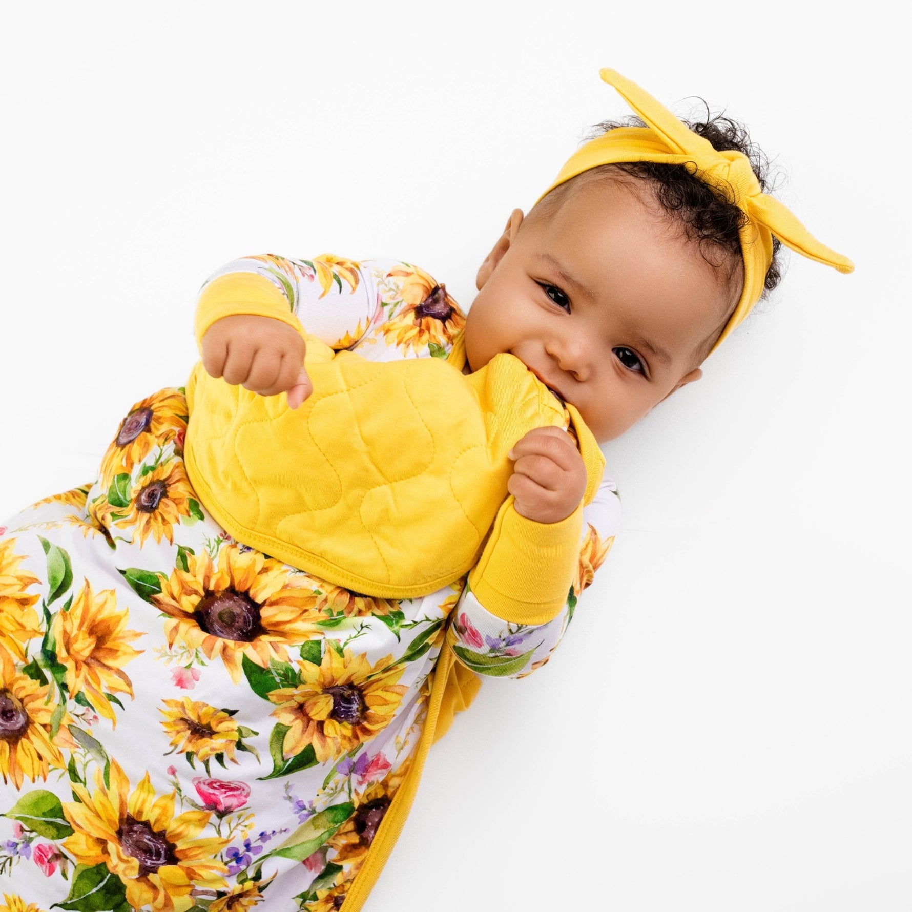 Suns and Roses (Sunflowers) Mini Quilted Blanket - Jammie Session