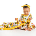 Load image into Gallery viewer, Suns and Roses (Sunflowers) Mini Quilted Blanket - Jammie Session
