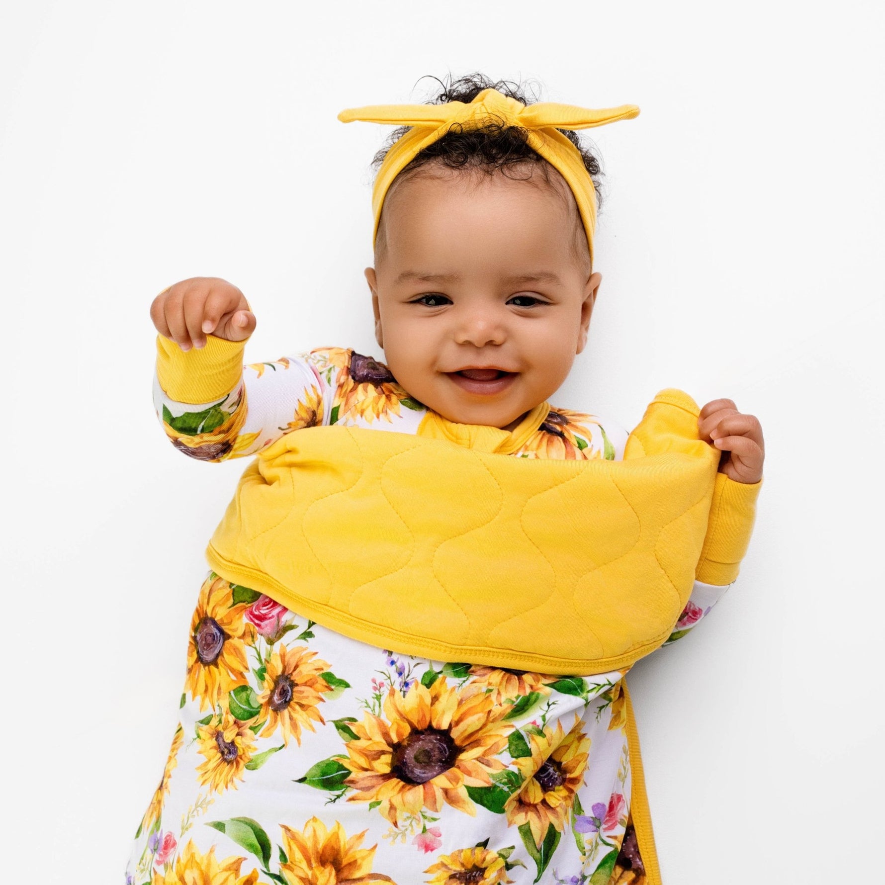 Suns and Roses (Sunflowers) Mini Quilted Blanket - Jammie Session