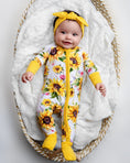 Load image into Gallery viewer, Suns and Roses (Sunflowers) Romper - Jammie Session
