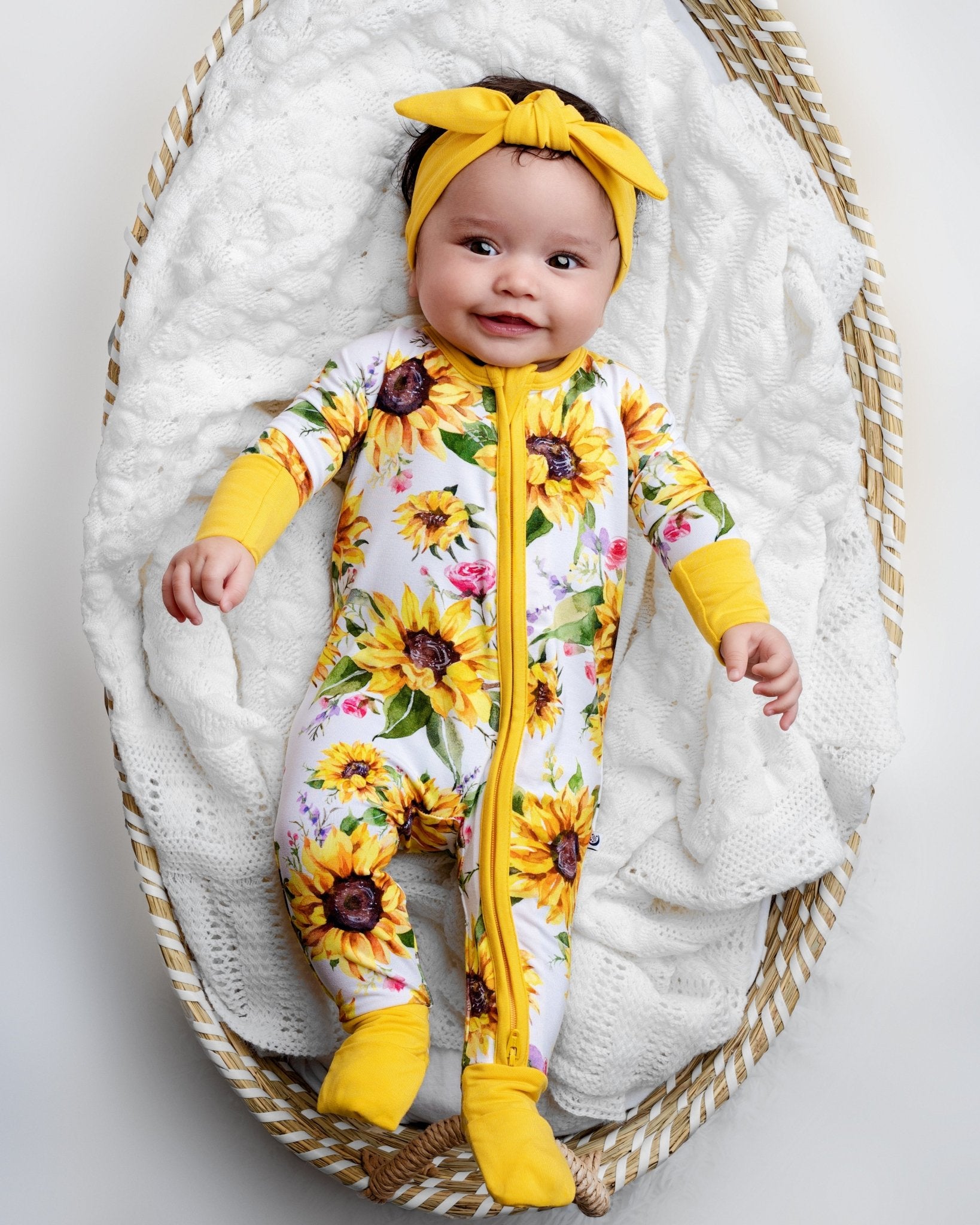 Suns and Roses (Sunflowers) Romper - Jammie Session