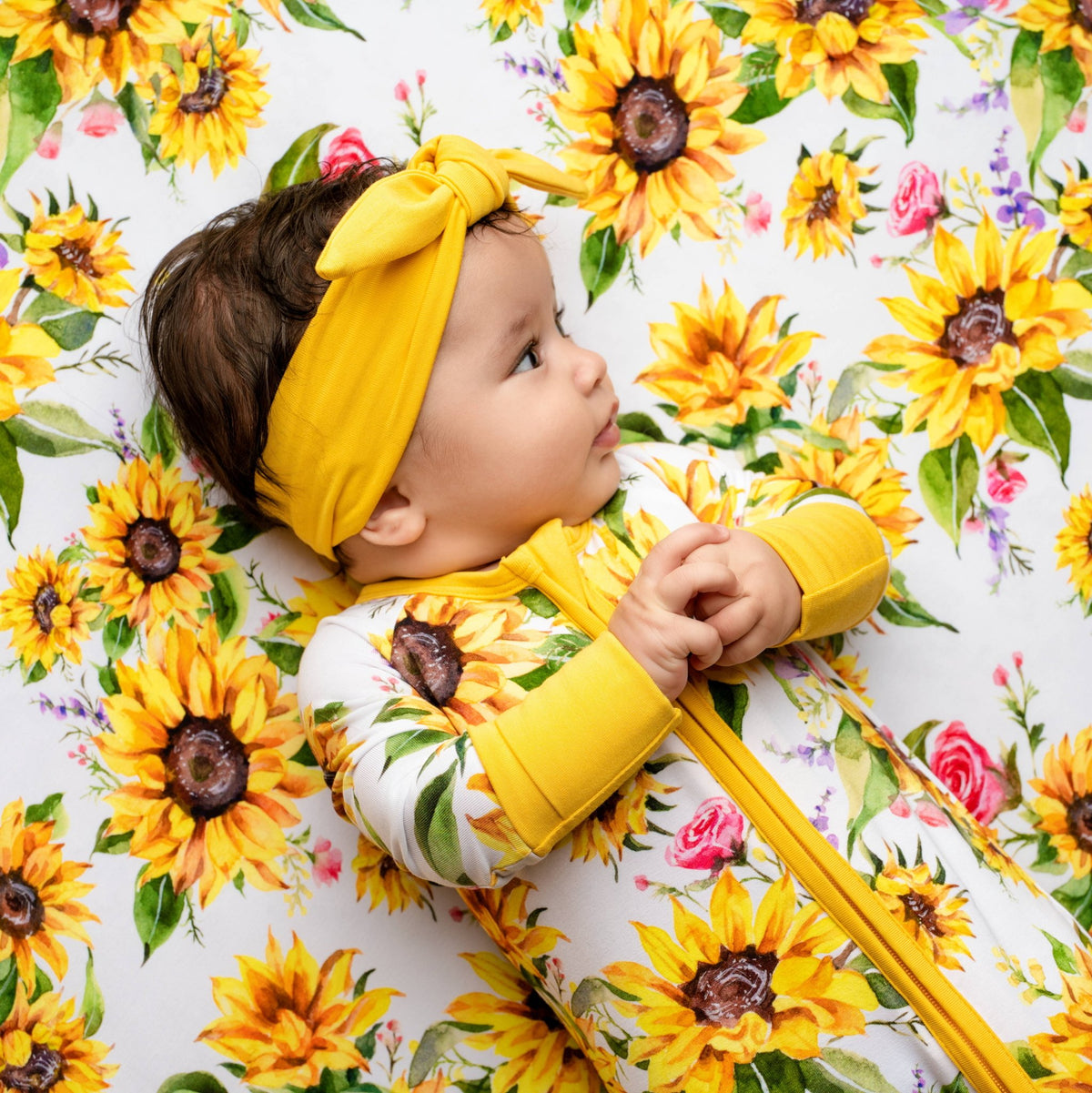Suns and Roses (Sunflowers) Romper - Jammie Session