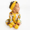 Load image into Gallery viewer, Suns and Roses (Sunflowers) Ruffle Romper - Jammie Session
