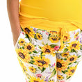 Load image into Gallery viewer, Suns and Roses (Sunflowers) Women's Jogger Pants - Jammie Session
