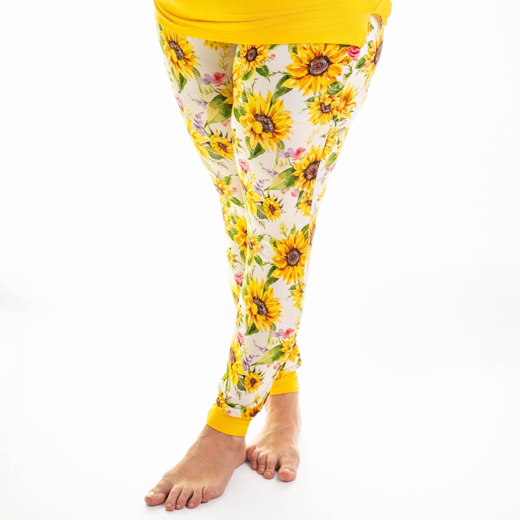 Suns and Roses (Sunflowers) Women's Jogger Pants - Jammie Session