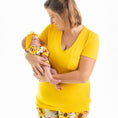 Load image into Gallery viewer, Suns and Roses (Sunflowers) Women's Solid Short Sleeve T-shirt - Jammie Session
