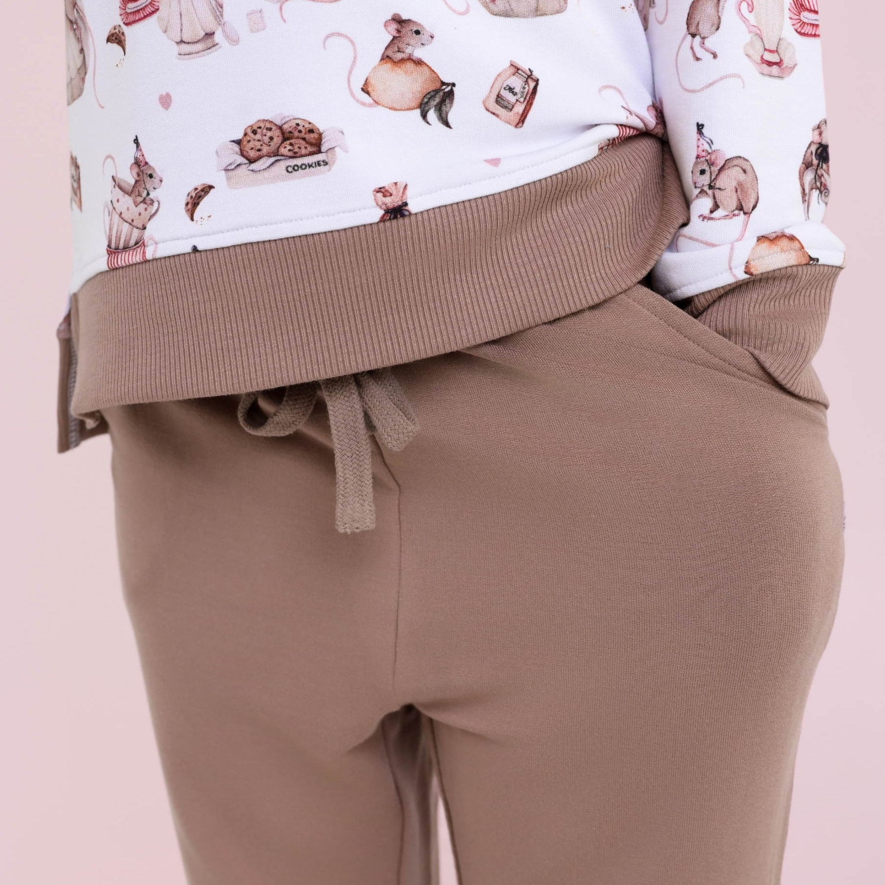 Tiny Tea Time Kids Jogger Set - Jammie Session