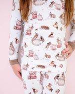 Tiny Tea Time Long Sleeve PJ's - Jammie Session