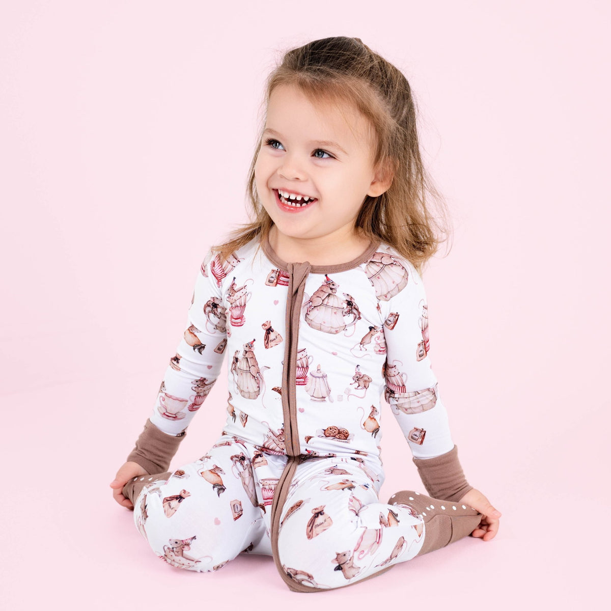 Tiny Tea Time Romper - Jammie Session