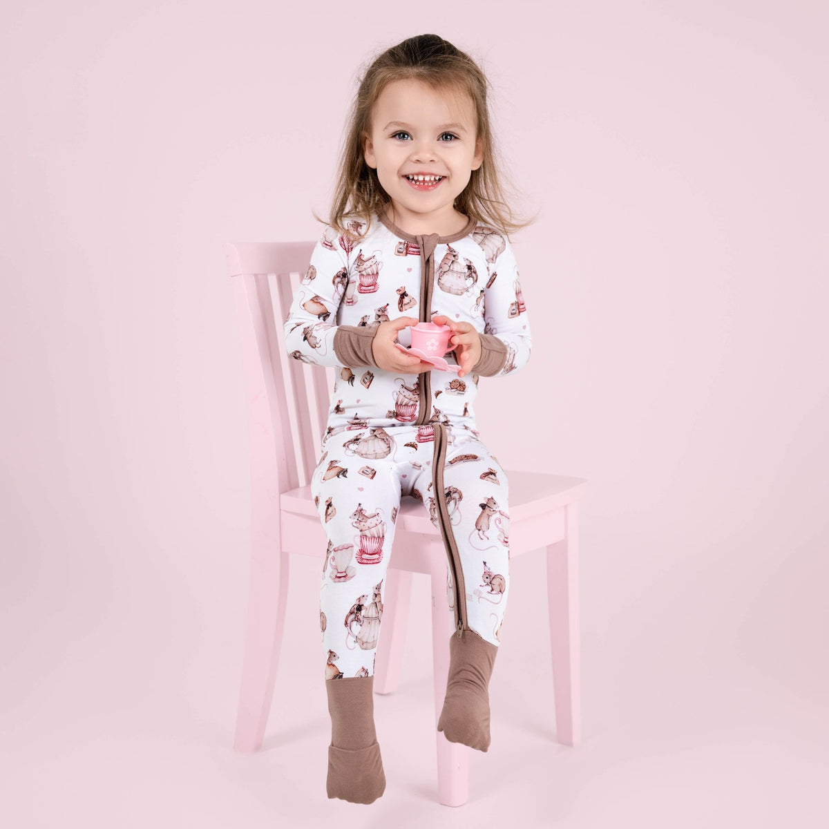 Tiny Tea Time Romper - Jammie Session