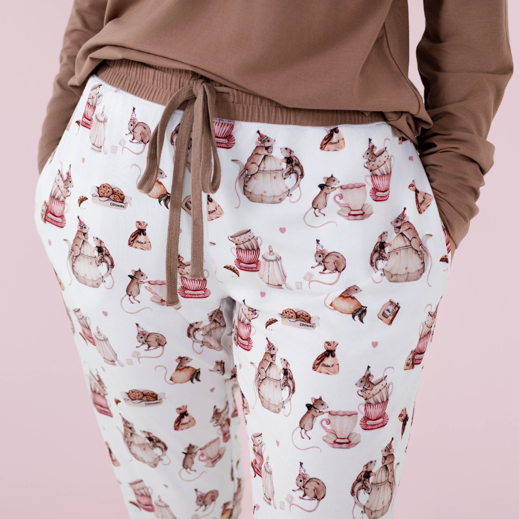 Tiny Tea Time Women's Jogger Pants - Jammie Session
