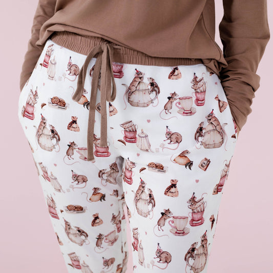 Tiny Tea Time Women's Jogger Pants - Jammie Session