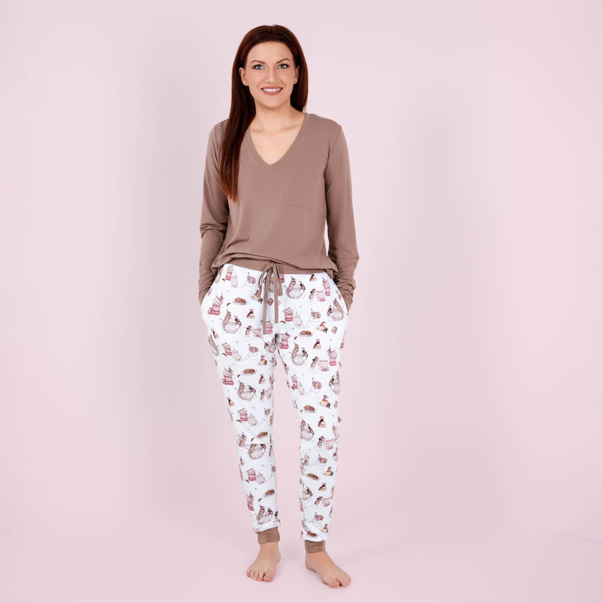 Tiny Tea Time Women's Jogger Pants - Jammie Session