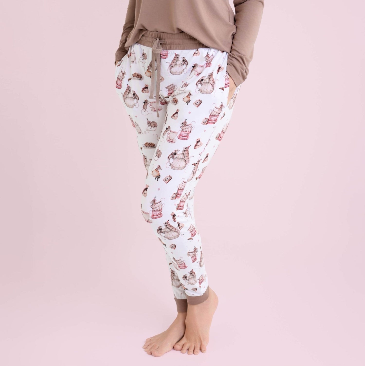Tiny Tea Time Women's Jogger Pants - Jammie Session