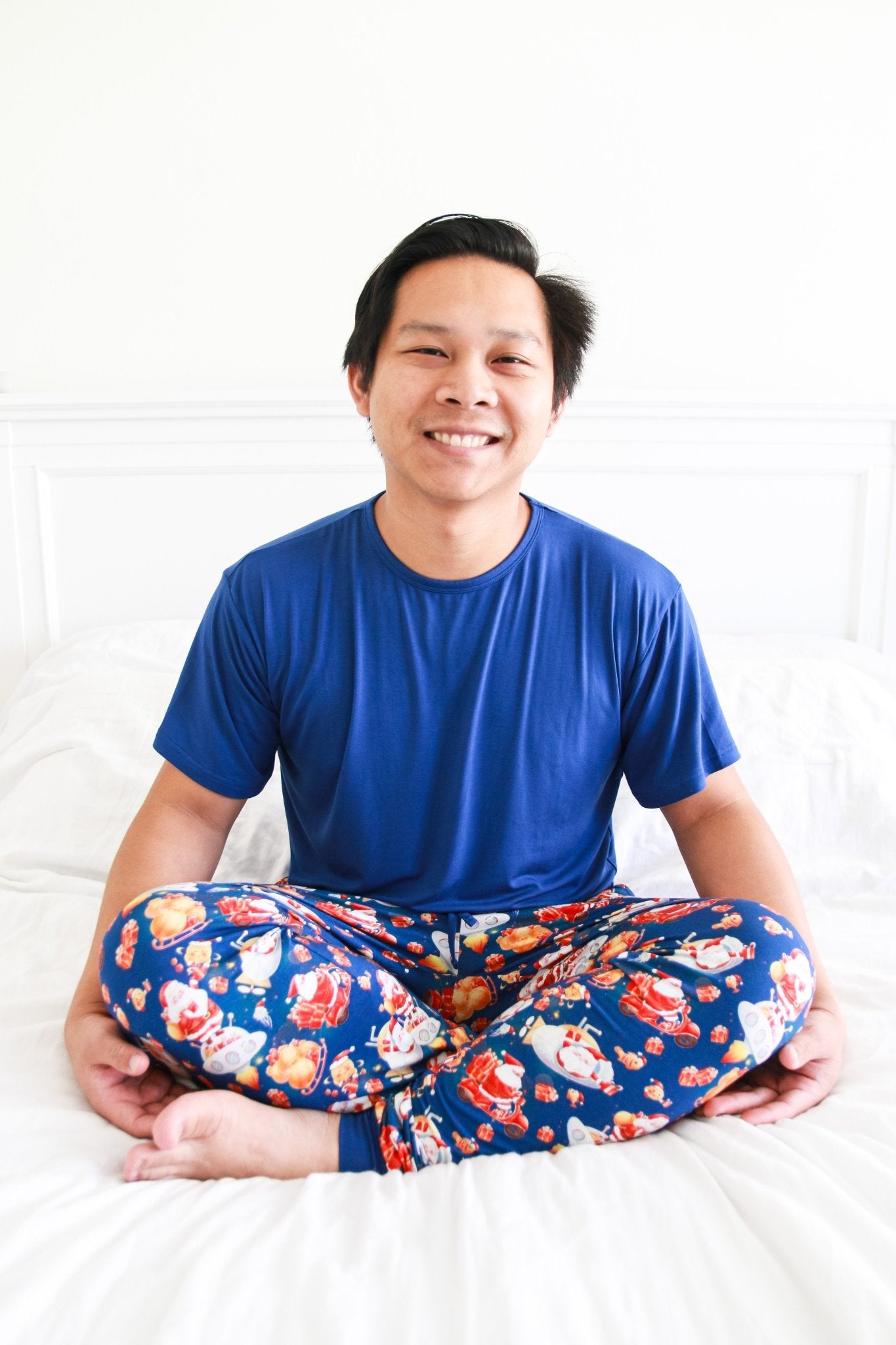 Tis the Sea - Sun (Santa) Men's Short Sleeve Jogger Set BDLJ - Jammie Session