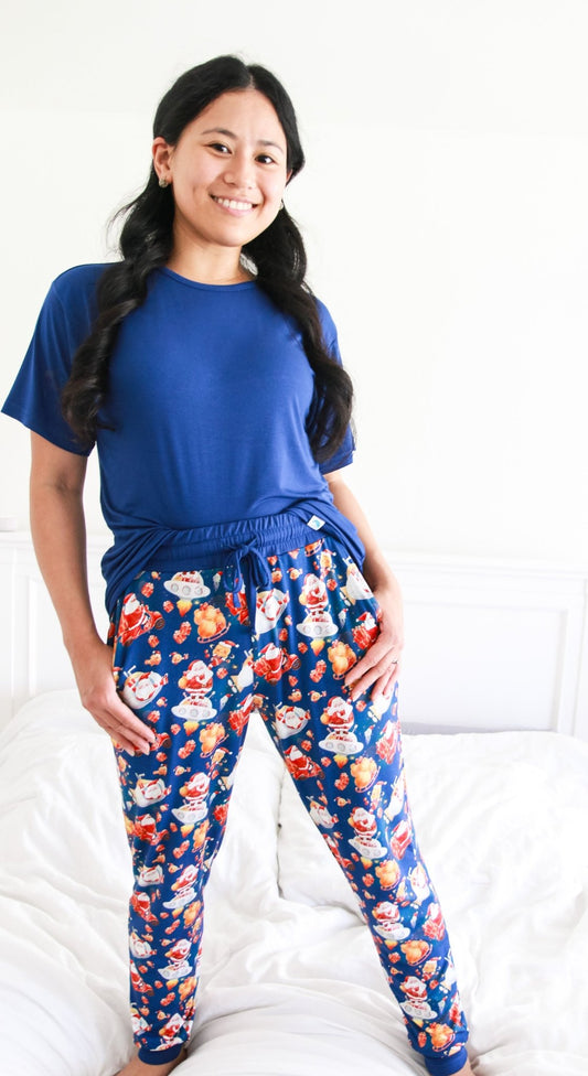 Tis the Sea - Sun (Santa) Women's Short Sleeve PJ Set BDLJ - Jammie Session