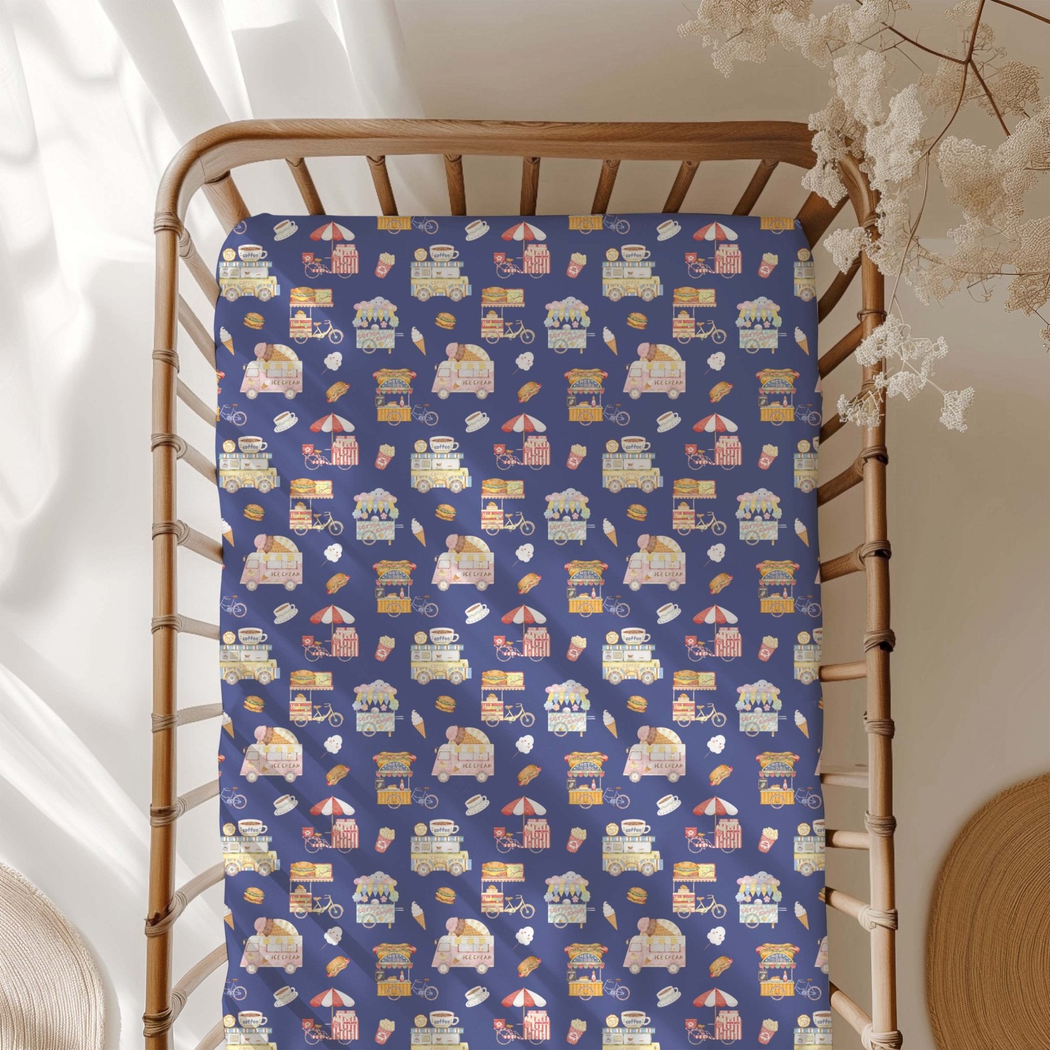 Tootie Foodie Crib Sheets BDLJ - Jammie Session