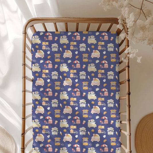 Tootie Foodie Crib Sheets BDLJ - Jammie Session