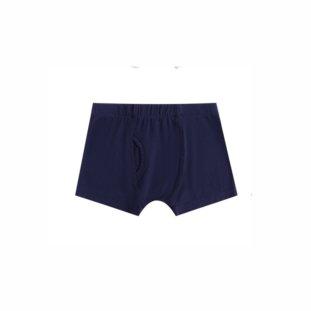 Up Zoo Late Solid Boy's Boxer Brief Underwear - Jammie Session
