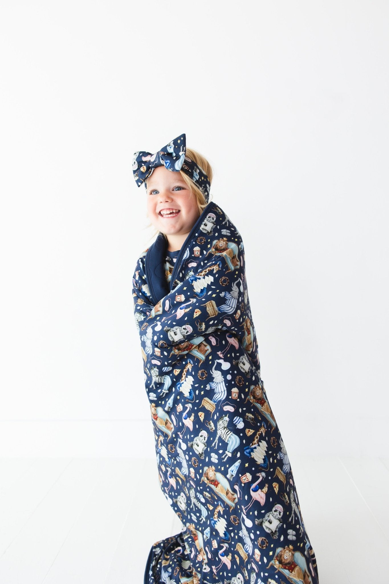 Up Zoo Late Toddler Quilted Blanket - Jammie Session