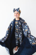 Up Zoo Late Toddler Quilted Blanket - Jammie Session