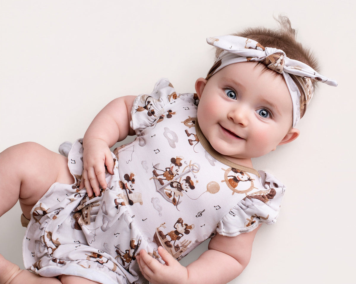 Vintage Voyage Bodysuit Twirl Dress - Jammie Session