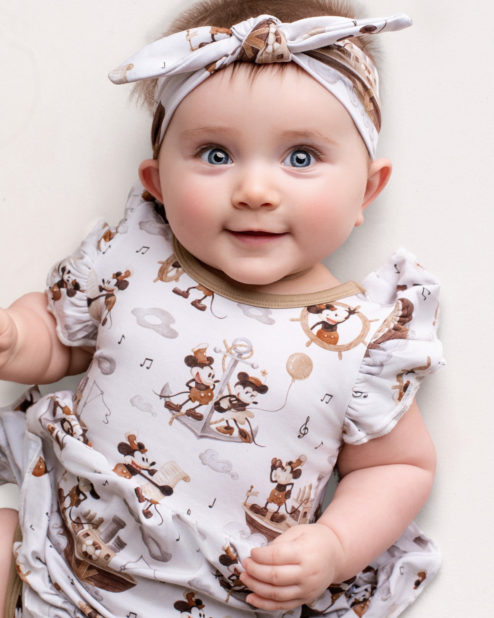 Vintage Voyage Bodysuit Twirl Dress - Jammie Session