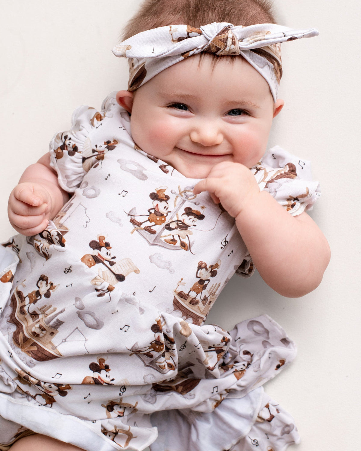 Vintage Voyage Bodysuit Twirl Dress - Jammie Session