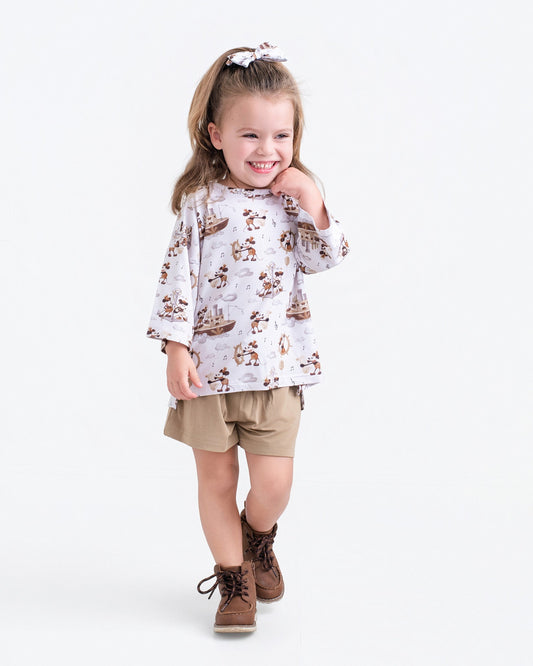 Vintage Voyage Comfy Cloud Short Set - Jammie Session