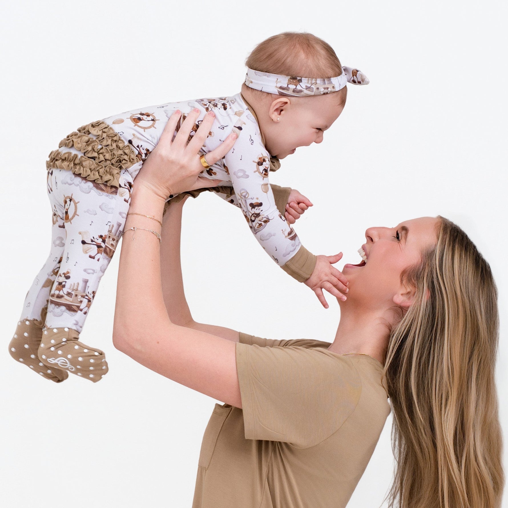 Vintage Voyage Ruffle Romper - Jammie Session