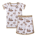 Vintage Voyage Short Pajama Set - Jammie Session