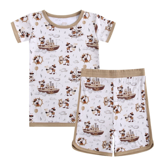 Vintage Voyage Short Pajama Set - Jammie Session