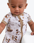 Load image into Gallery viewer, Vintage Voyage Short Sleeve Romper - Jammie Session