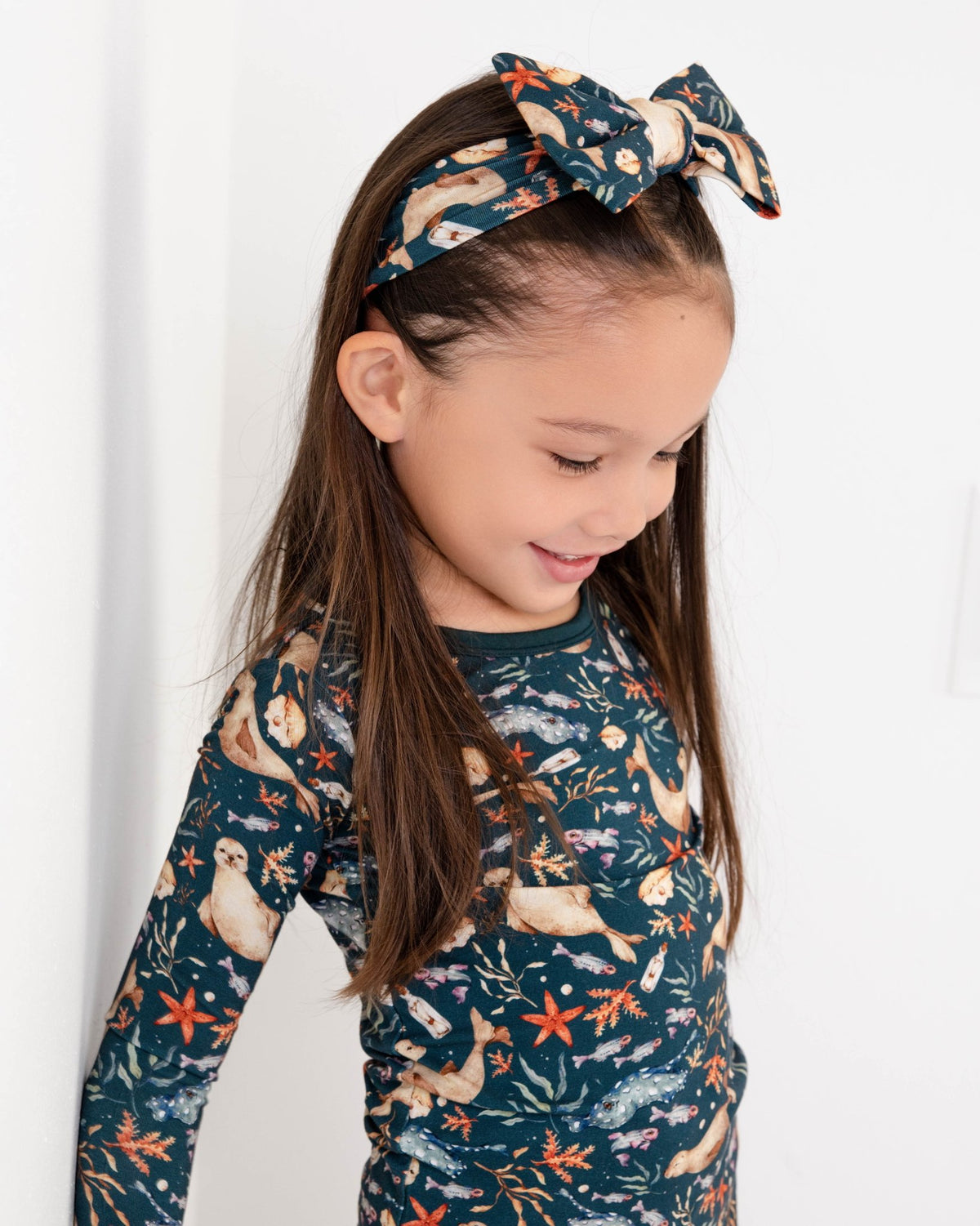 Waves & Whiskers Long Sleeve PJ's - Jammie Session