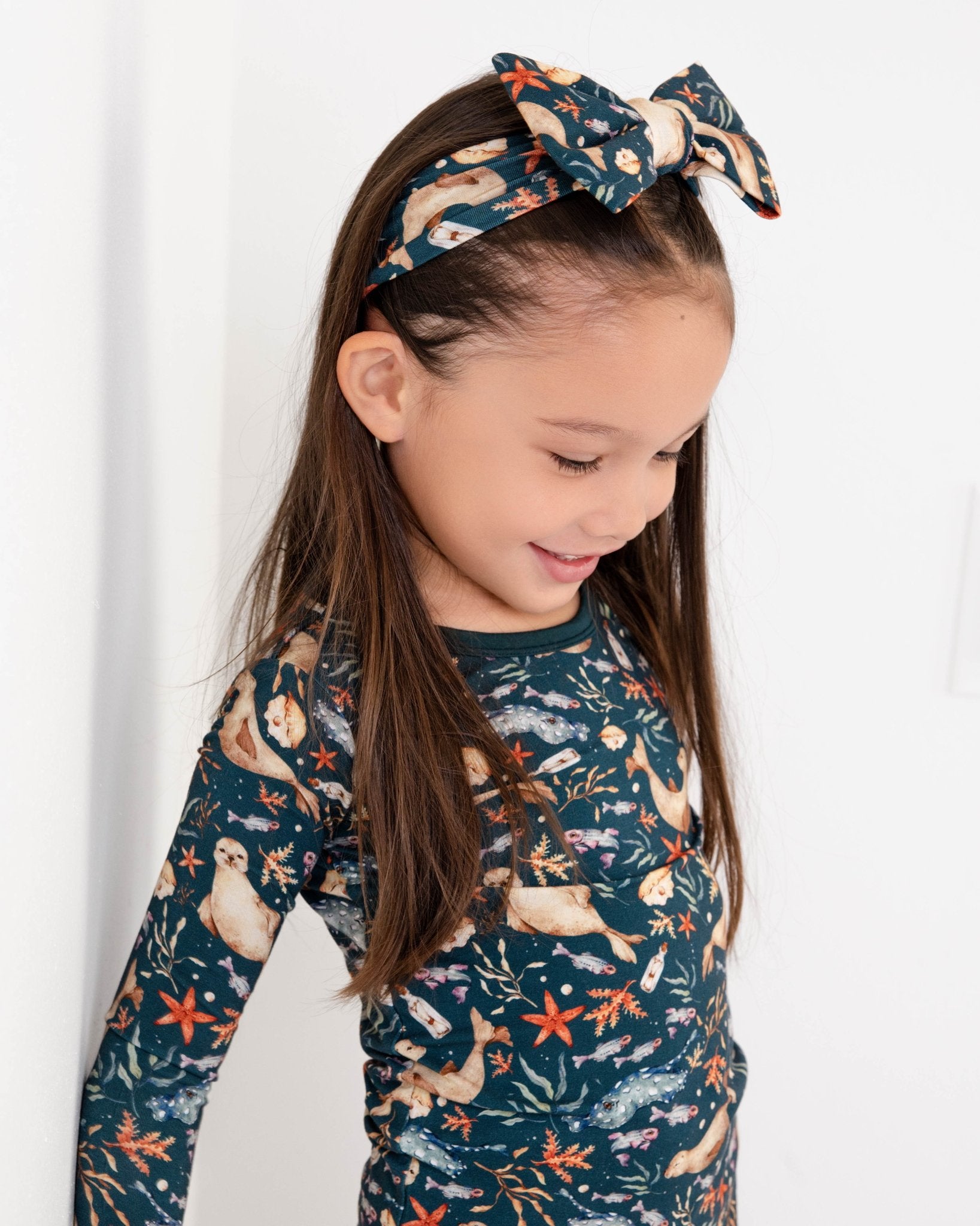 Waves & Whiskers Long Sleeve PJ's - Jammie Session