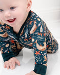 Load image into Gallery viewer, Waves & Whiskers Romper - Jammie Session
