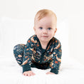 Load image into Gallery viewer, Waves & Whiskers Romper - Jammie Session
