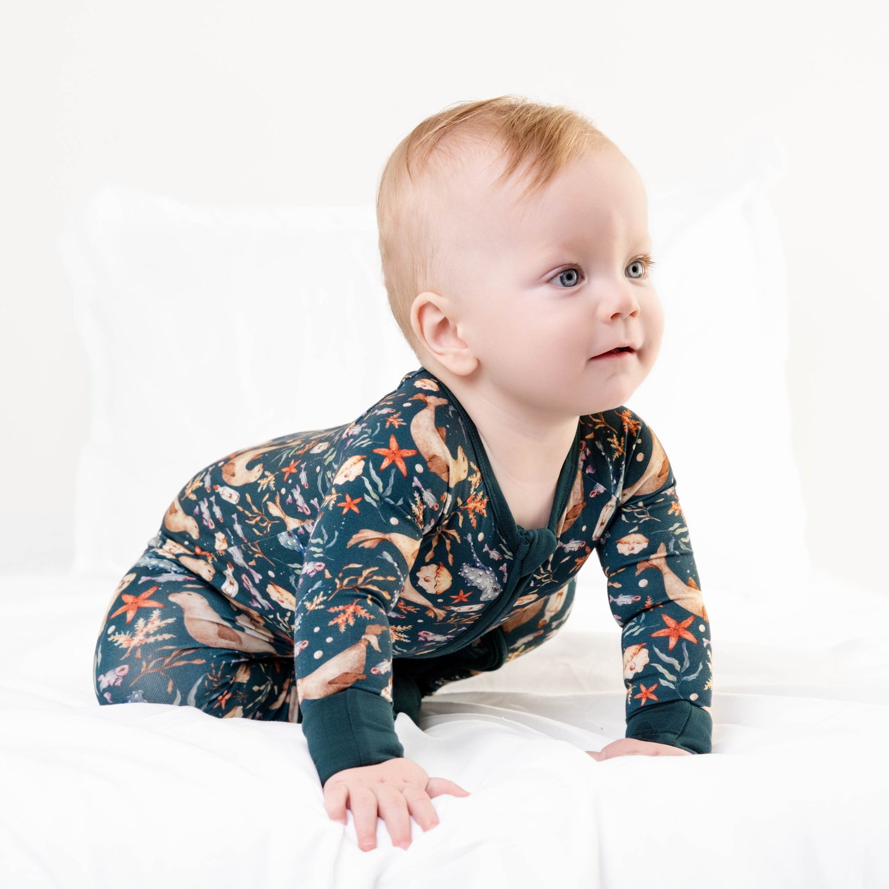 Waves & Whiskers Romper - Jammie Session
