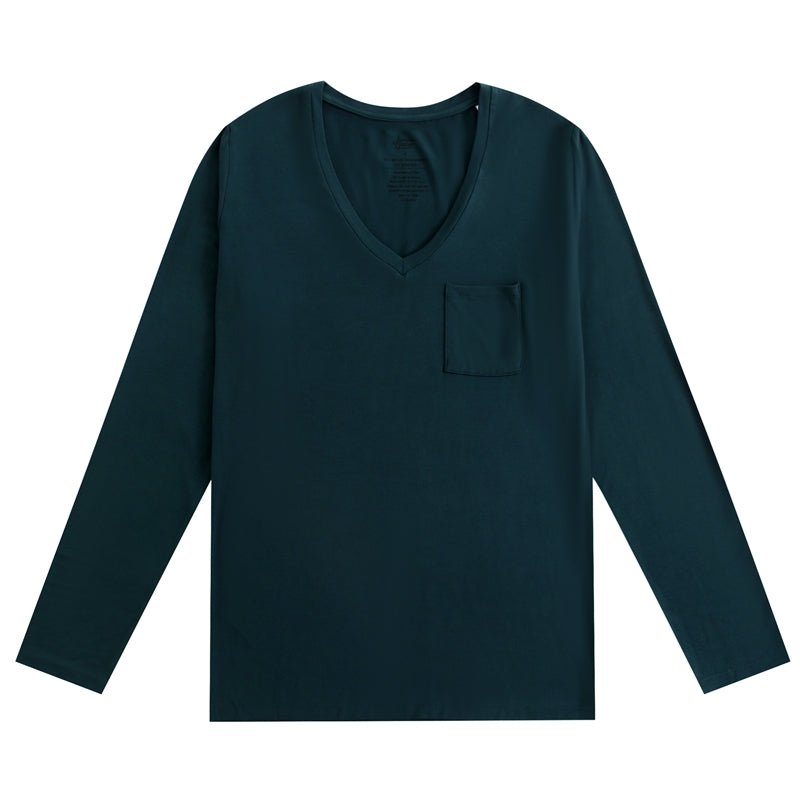 Waves & Whiskers Women's Long Sleeve Shirt - Jammie Session