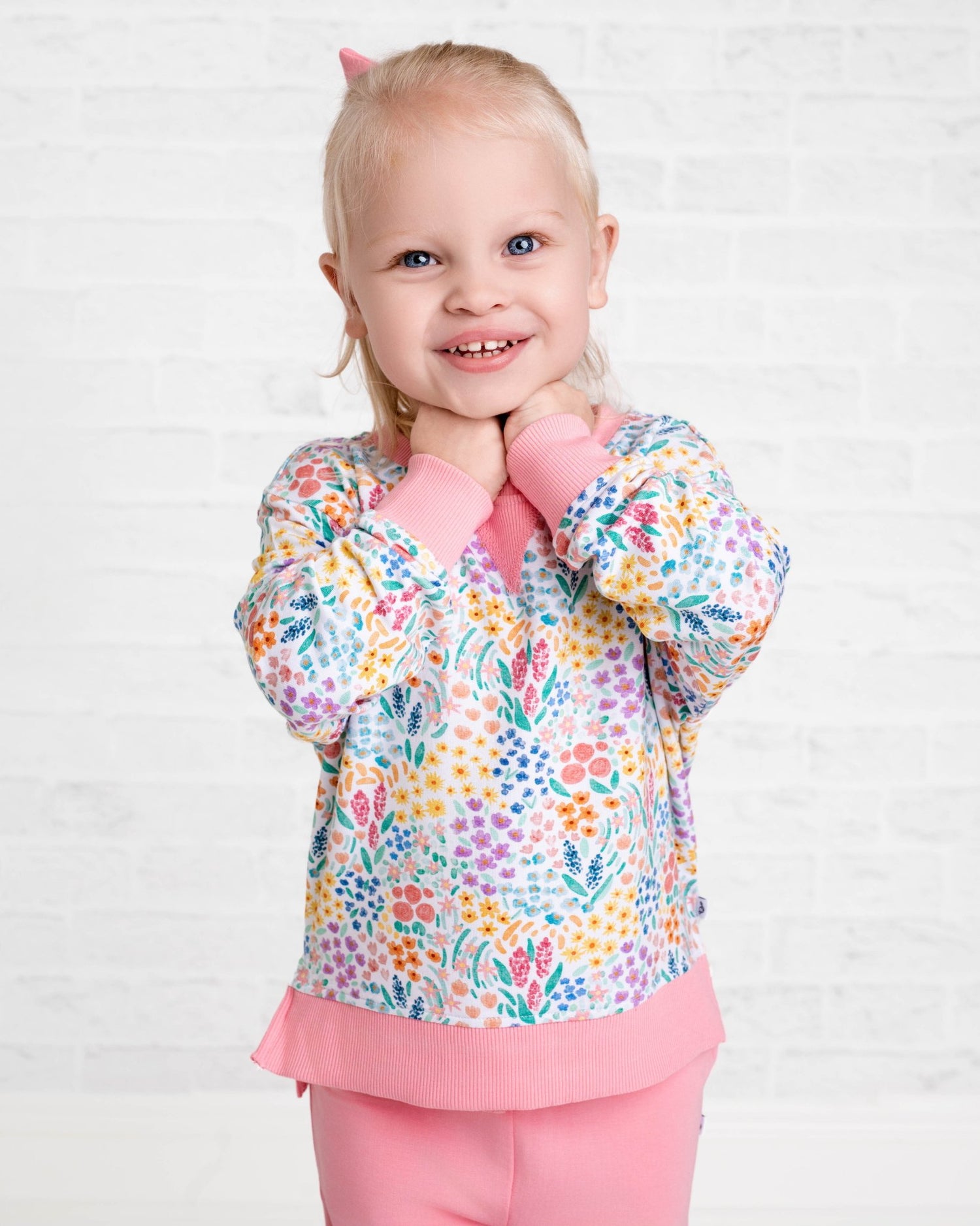 Whimsical Wildflower Kids Jogger Set - Jammie Session