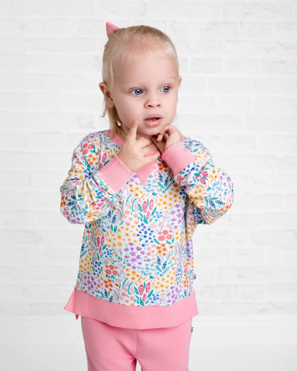 Whimsical Wildflower Kids Jogger Set - Jammie Session
