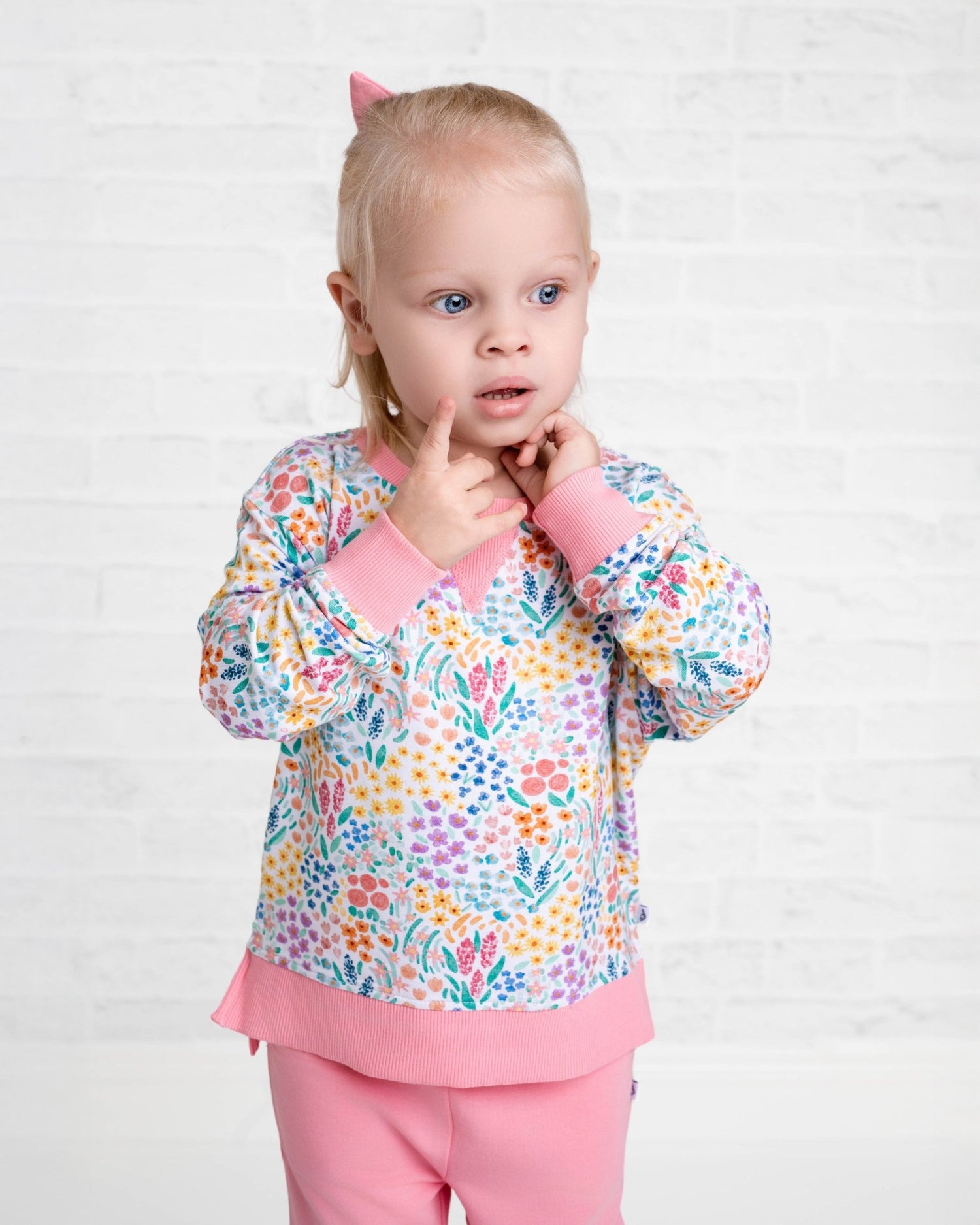 Whimsical Wildflower Kids Jogger Set - Jammie Session